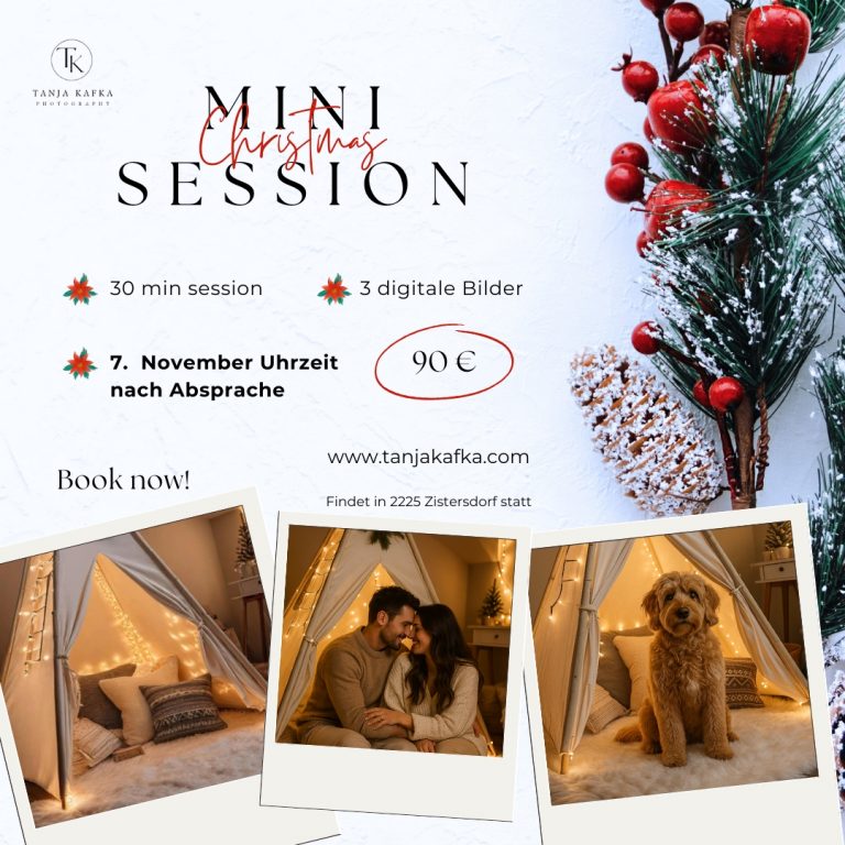 Christmas Studio Session ab 7 November